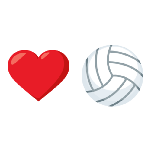 ❤🏐 Emoji Domain EmojiOne rendering